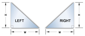 Right Triangle Dimension