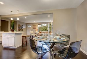 glass dining table