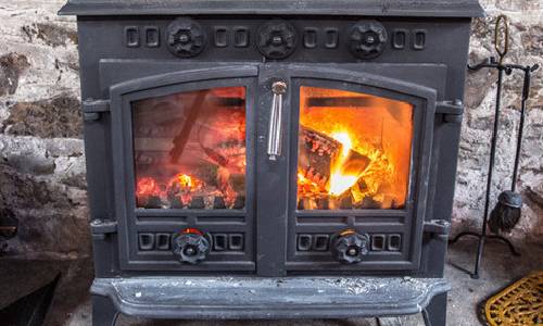 Wood Stove Glass maintenance