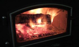 woodstove glass
