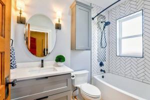 Framed Bathroom Vanity Mirror With Lights