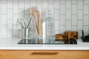 Glass Tile Kitchen Backsplash
