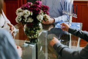 glass dining table