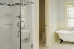 shower glass installation