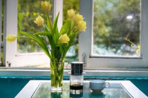 Glass Square Coffee Table