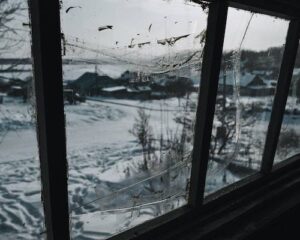 Cracked Glass Window