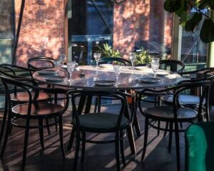Glass Outdoor Dining Table